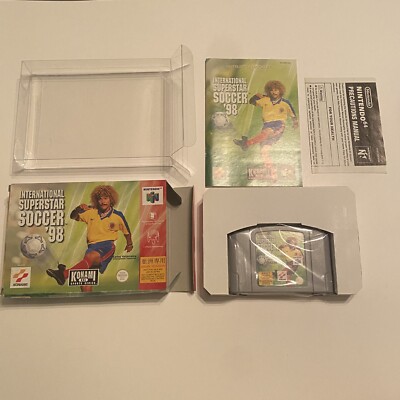 New International Superstar Soccer 98 Nintendo 64 N64 Super Rare