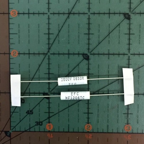Axial Polypropylene Film Capacitor 1200pF 1600v MF1206TX .0012uF Audio New 4pcs - Picture 2 of 3