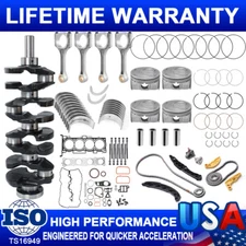 For HYUNDAI KIA 2.4L G4KJ Engine Rebuild Kit Crankshaft /Con Rods /Timing Kit US