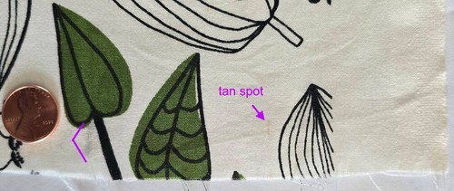 5.98 yards 2008 Ikea BIRDS cotton fabric, Edholm Ullenius green colorway, Sweden - Picture 11 of 15