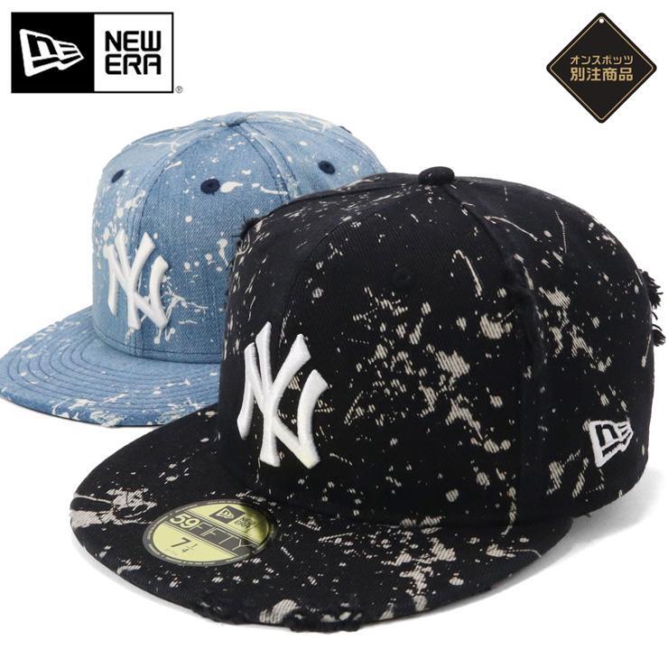 New Era New York Yankees OnSPOTZ 59Fifty Distressed Denim New Era New York Yankees OnSPOTZ 59Fifty Distressed Denim
