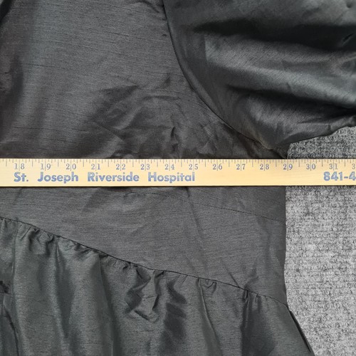 Kika Vargas x Target Kleid 3X schwarz abgestuft Rüschenkante Puffärmel Midi neu mit Etikett Lite - Bild 3 von 19