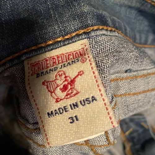 True Religion Womens Jeans Size 31 Boot Cut Blue - Picture 9 of 12