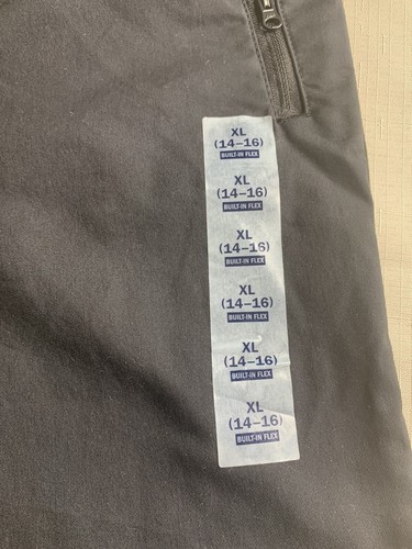 Old Navy Built In Flex Pants Kids Size XL 14\16 Navy Blue New - Picture 4 of 10