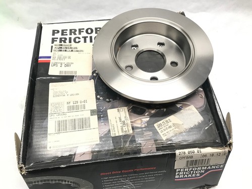 Disc Brake Rotor-Z Rated Brake Rotor Rear Performance Friction 278.050.01 - Picture 2 of 2