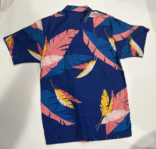 Camicia hawaiana Kudos ~ spiaggia Aloha isola tropicale piscina casual ~ uomo taglia small - Foto 4 di 4