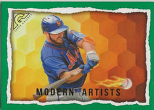 2020 Topps Gallery Modern Artists Pete Alonso 184/250 Green Border #MP-14