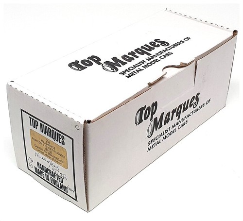 Top Marques 1/43 Scale GS8 - 1931-32 Rolls Royce Phantom II Open - Yellow/Black - Picture 7 of 7