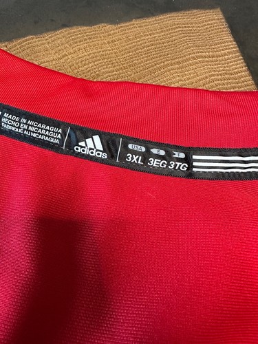 ADIDAS NEBRASKA CORNHUSKERS HUSKERS FOOTBALL #80 JERSEY MENS SZ 3XL - Picture 9 of 9