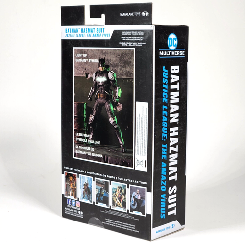 McFarlane Toys: Batman Hazmat Suit 7" Action Figure Light up Logo - Gold Label! - Picture 5 of 7