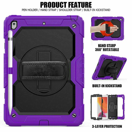 Für Apple iPad 10.2 Pro 11 12,9 Air 4 Mini 5 6 Cover Hybrid Hülle Case Tasche - Bild 124 von 124