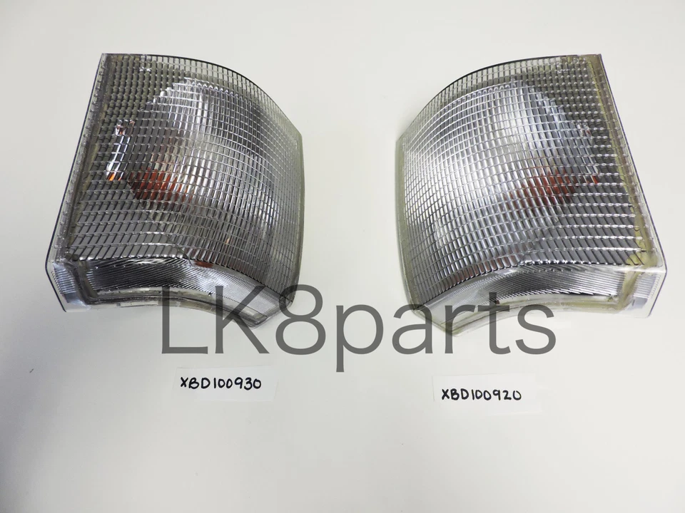 Conjunto de lâmpadas indicadoras de giro dianteiro Land Rover Range Rover P38 XBD100920 e XBD100930 - Imagem 3 de 4