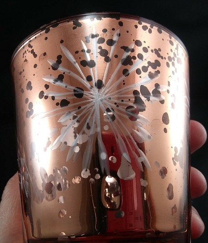 Gafas de mercurio MCM Lowball color cobre, vajilla de bar RARA - Imagen 3 de 9