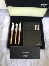 Montblanc Meisterstuck 2003 Annual Edition Set, 18K Medium Nibs-Mint