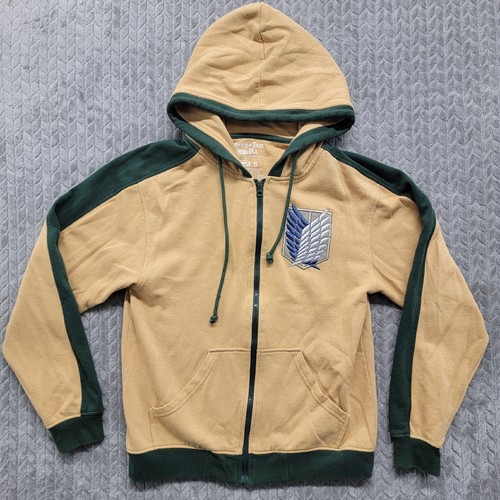 Attack On Titan Hoodie Ripple Junction Anime Scout Regiment Full Zip Small grün - Bild 1 von 9
