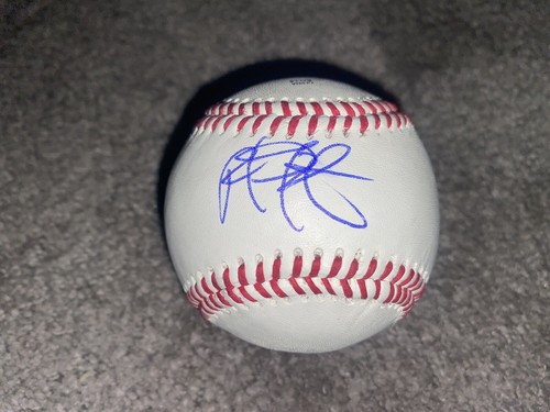 BOSTON RED SOX NEW YORK YANKEES ROB REFSNYDER SIGNED BALL BASEBALL COA - Picture 1 of 3