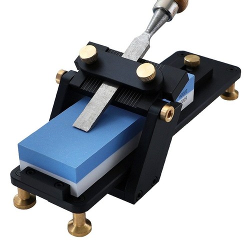 Aluminum Fixed angle Sharpenin Frame Knife Sharpener Stone Tool Woodworking tool - Foto 12 di 23