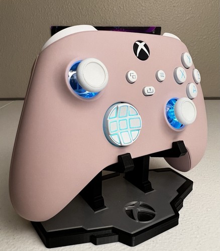 Cute Pink - RGB LED - Pastel Sakura - Custom Wireless Controller for Xbox or PC - Picture 3 of 5