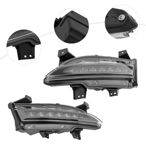 For 2014 -2018 Lincoln MKC LED Fog Lights Front Fog Light Lamps Left+Right Pair - Foto 17 di 17