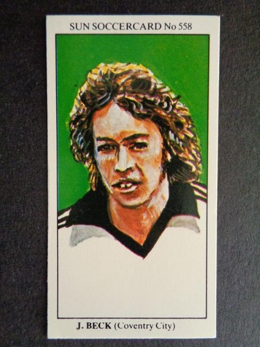 The Sun Soccercards 1978-79 - John Beck - Coventry City #558 - Picture 1 of 2