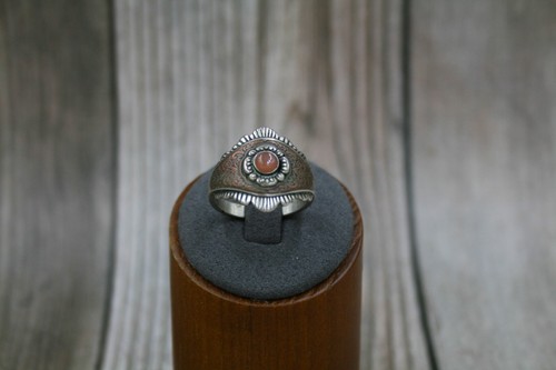 *Carolyn Pollack Relios Copper Round Moonstone Ring Size 11