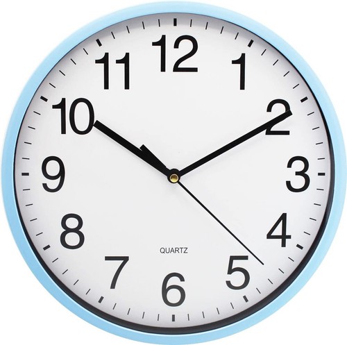 CAMY 9 Inch Wall Clock - Silent Non Ticking Quality Quartz Battery Operated R...