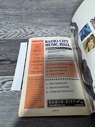 CAST SIGNED, ANN MARGRET AT RADIO , PLAY BILL, 1991 SEASON - Picture 2 of 7