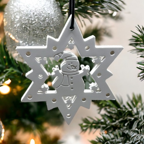 Stern Schneemann weihnachtliche Anhänger Silikon Gussform, Geschenkanhänger - Bild 4 von 10