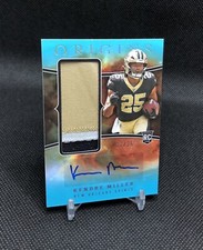 2023 Origins Kendre Miller RPA /25 ROOKIE JUMBO JERSEY AUTOGRAPH TURQUOISE SSP!