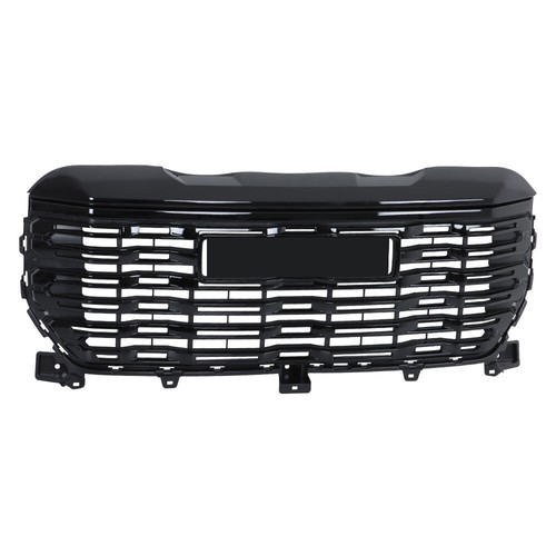 For 2022-2024 GMC Sierra 1500 Denali Gloss Black Front Bumper Central Mesh Grill - Picture 4 of 14