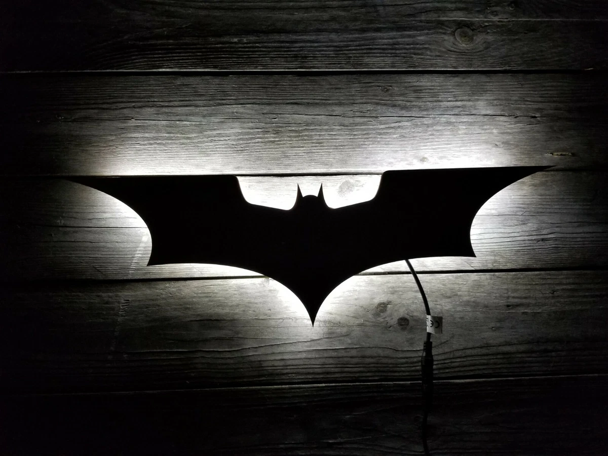 BATMAN LED Sign Dark Knight LED Backlit Wall Light sign 24