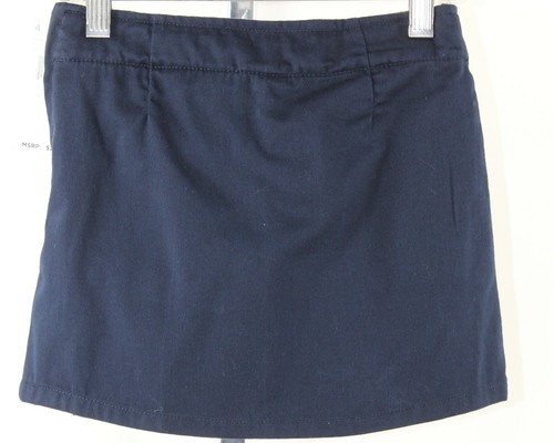 French Toast NEW $24 Sz 4 Girls Navy Blue G Pleat Ribbon Cotton Poly Skort - Picture 3 of 10