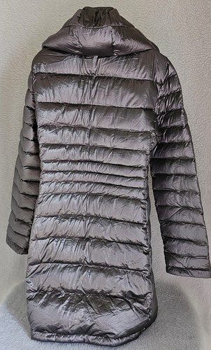 Andrew Marc Womens Jacket Coat Size L Gray Duck Down Puffer - Picture 16 of 24