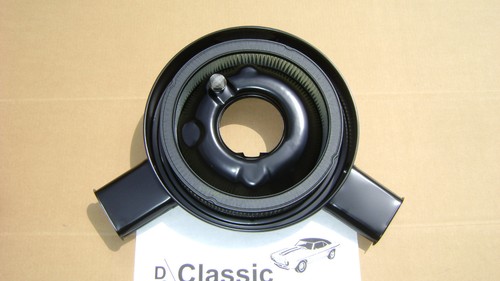 Limpiador de aire 1970-72 Z28 Camaro tapa negra doble respirador de snorkel 70 71 72 snorkel - Imagen 3 de 5