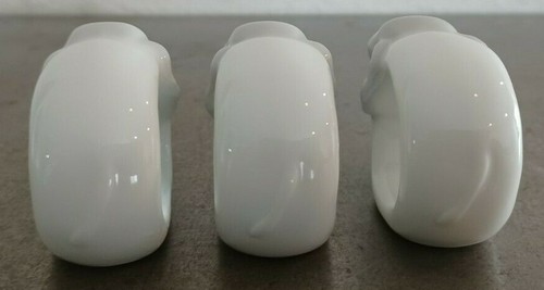 3 ceramic elephant napkin rings 2.25" - Imagen 5 de 12