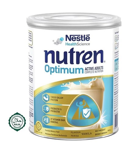 Leche en polvo Nestlé Nutren Optimum Complete Nutrition sabor vainilla 800 g - Imagen 2 de 12