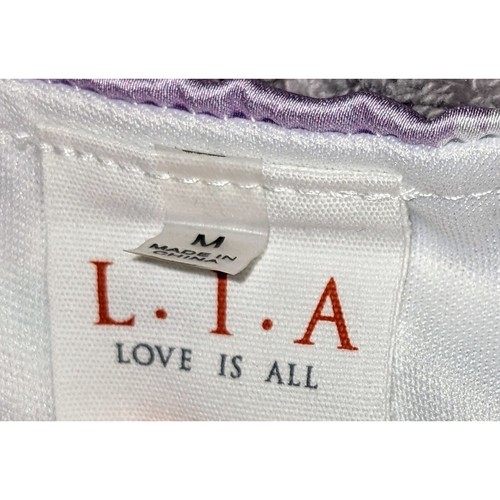 L.I.A Floral Daisy Mini Dress Tie Strap Sleeveless Lavender Purple Size M NWT - Picture 4 of 9