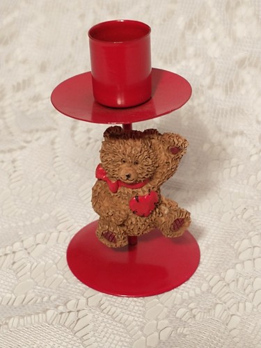 Candelabro de oso de peluche de metal Holiday Traditions tblto1 - Imagen 11 de 12