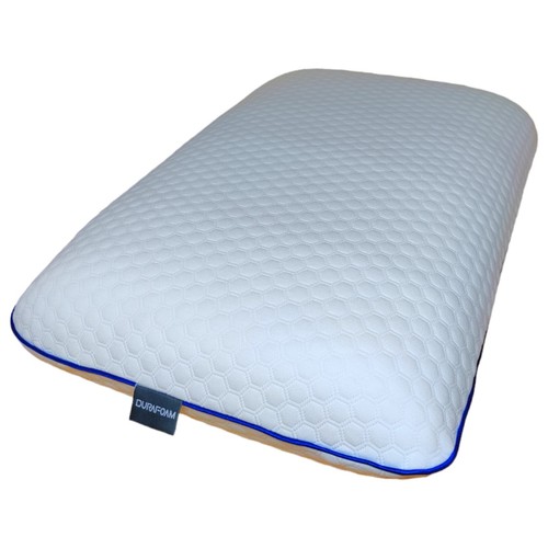 Paquete de 2 - Almohadas de espuma viscoelástica confortables para hotel - Diseño regordete con cubierta extraíble - Imagen 7 de 8