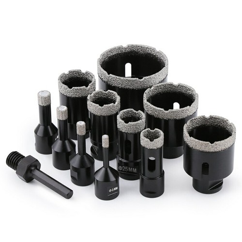 12PCS M14 Drill Bit Set Diamond Dry Hole Saw Kit 6-68mm For Tile Marble Granite - Picture 10 of 16