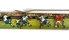1996 Atlanta Olympics Floaty Pen Moving Soccer Football Player Game Floating Vtg