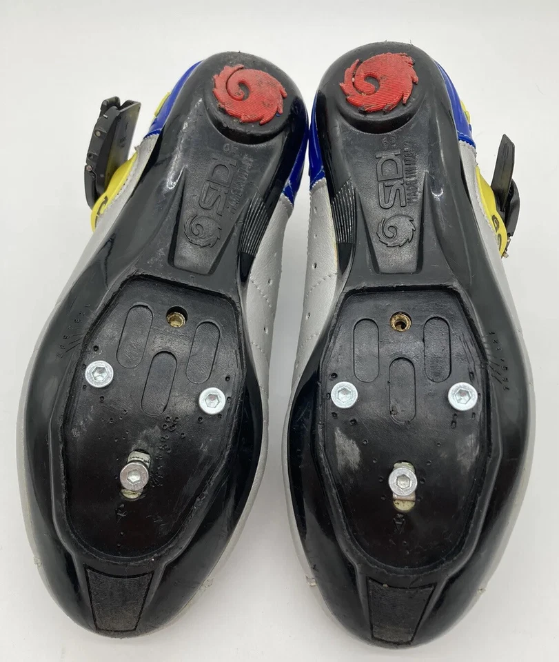 SIDI Cycling Shoes Made in Italy Size Euro 39/Mens US 6 Silver - Image 2 of 4