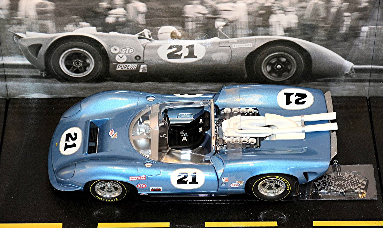 Lola T70 Mario Andretti 21 Can-Am 1968 Azul Azul Metal 1 18 Gmp Lola T70 T70 T70 Mario Andretti 21 Can-Am 1968 Azul Azul Metal 1 18 Gmp 9687da