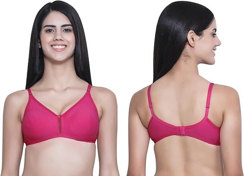 Vollständige Abdeckung BH ungepolstert solide Innenseite bequem Dessous für Frauen Geschenk - Bild 30 von 35