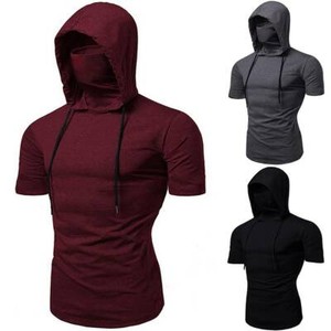 short sleeve hoodie tee