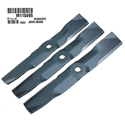 John Deere Original Equipment 3 Mower Blades #M115495
