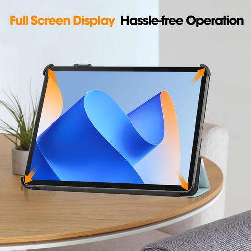 Ultra Slim Leather Tri-Fold Stand Magnetic Smart Case Cover For Huawei MatePad - Picture 96 of 118