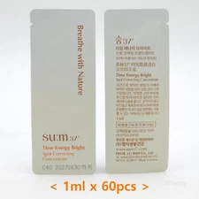SU:M37 Time Energy Bright Spot Correcting Concentrate 1ml x 60pcs K-Beauty