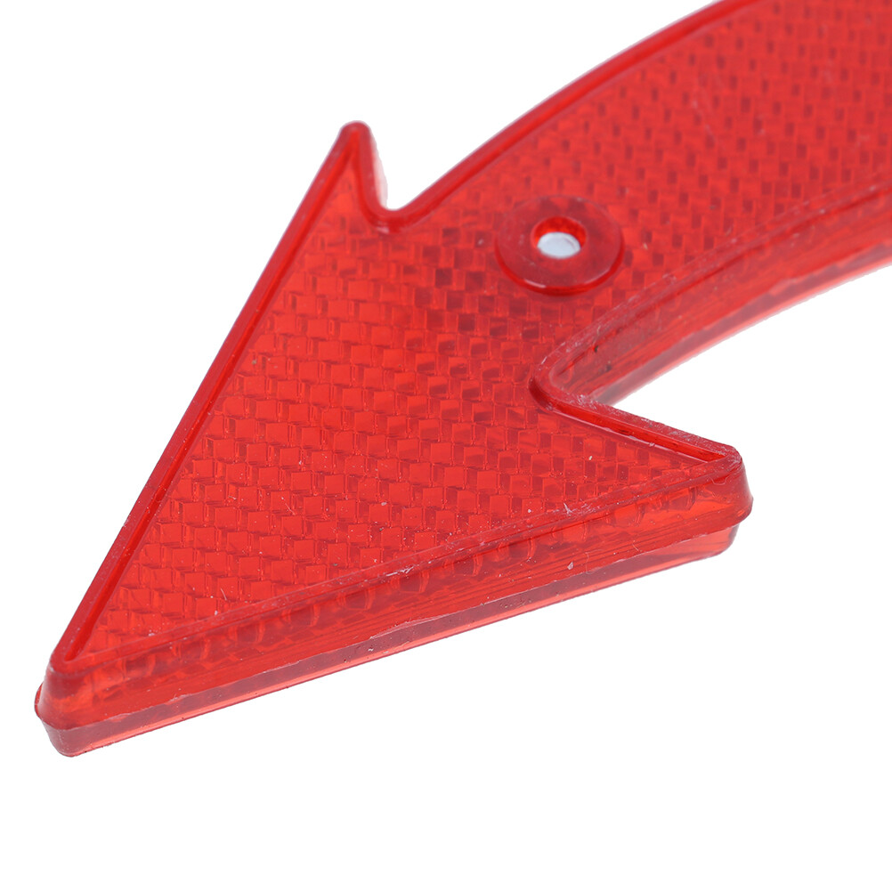 2 Pcs Road Bike Bicycle Reflector Cycling Arrow Shape Safe Warning Accessori/_ti