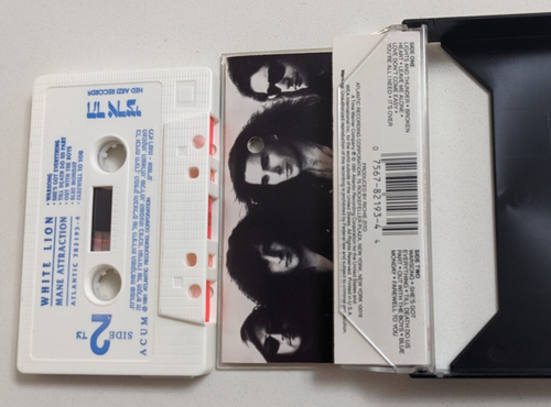 WHITE LION mane attraction RARE ISRAELI CASSETTE - Picture 2 of 2